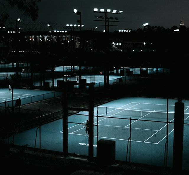LED tennis court lighting costs: estimating savings and payback